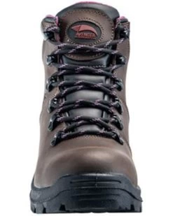Avenger Women's Builder Mid 6" Lace-Up Waterproof Hiking Work Boot - Steel Toe -Western Fashion 2000383109 200 P4