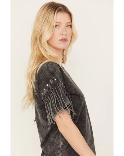 Idyllwind Women's Harlow Short Sleeve Open Back Tee -Western Fashion 2000383121 001 P2