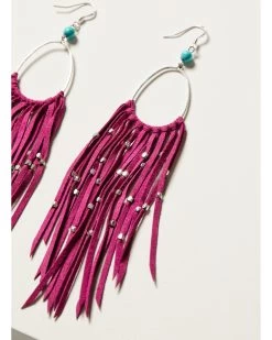 Idyllwind Women's Marcella Fuchsia Fringe Earrings  -Western Fashion 2000383159 040 P2