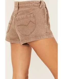 Cleo + Wolf Women's High Rise Stretch Shorts -Western Fashion 2000383232 251 P4