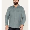 Pendleton Men's Beach Shack Solid Long Sleeve Button-Down Western Shirt -Western Fashion 2000383554 300 P1