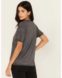 Blended Women’s Nashville Rhinestone Graphic Short Sleeve Tee -Western Fashion 2000383854 001 P4