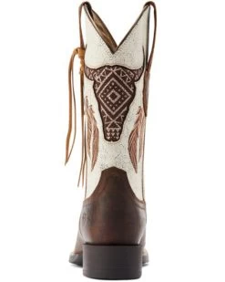 Ariat Women's Round Up StretchFit Western Performance Boots - Broad Square Toe -Western Fashion 2000384091 200 P3
