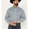 George Strait By Wrangler Men's Paisley Print Long Sleeve Button-Down Western Shirt - Big 1 George Strait By Wrangler Men's Paisley Print Long Sleeve Button-Down Western Shirt - Big -Western Fashion 2000384424 441 P1
