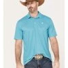 Ariat Men's Allover Print Short Sleeve Polo Shirt -Western Fashion 2000384492 442 P1