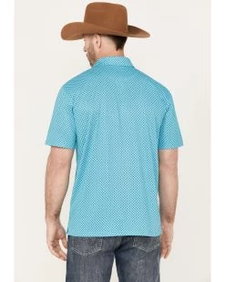 Ariat Men's Allover Print Short Sleeve Polo Shirt -Western Fashion 2000384492 442 P4