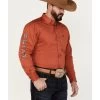 Ariat Men's Team Embroidered Logo Twill Classic Fit Long Sleeve Button Down Western Shirt