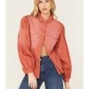 Panhandle Women's Ombre Puff Long Sleeve Snap Western Shirt -Western Fashion 2000384998 850 P1