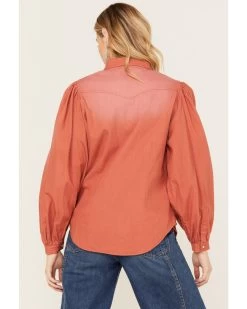 Panhandle Women's Ombre Puff Long Sleeve Snap Western Shirt 8 Panhandle Women's Ombre Puff Long Sleeve Snap Western Shirt -Western Fashion 2000384998 850 P3