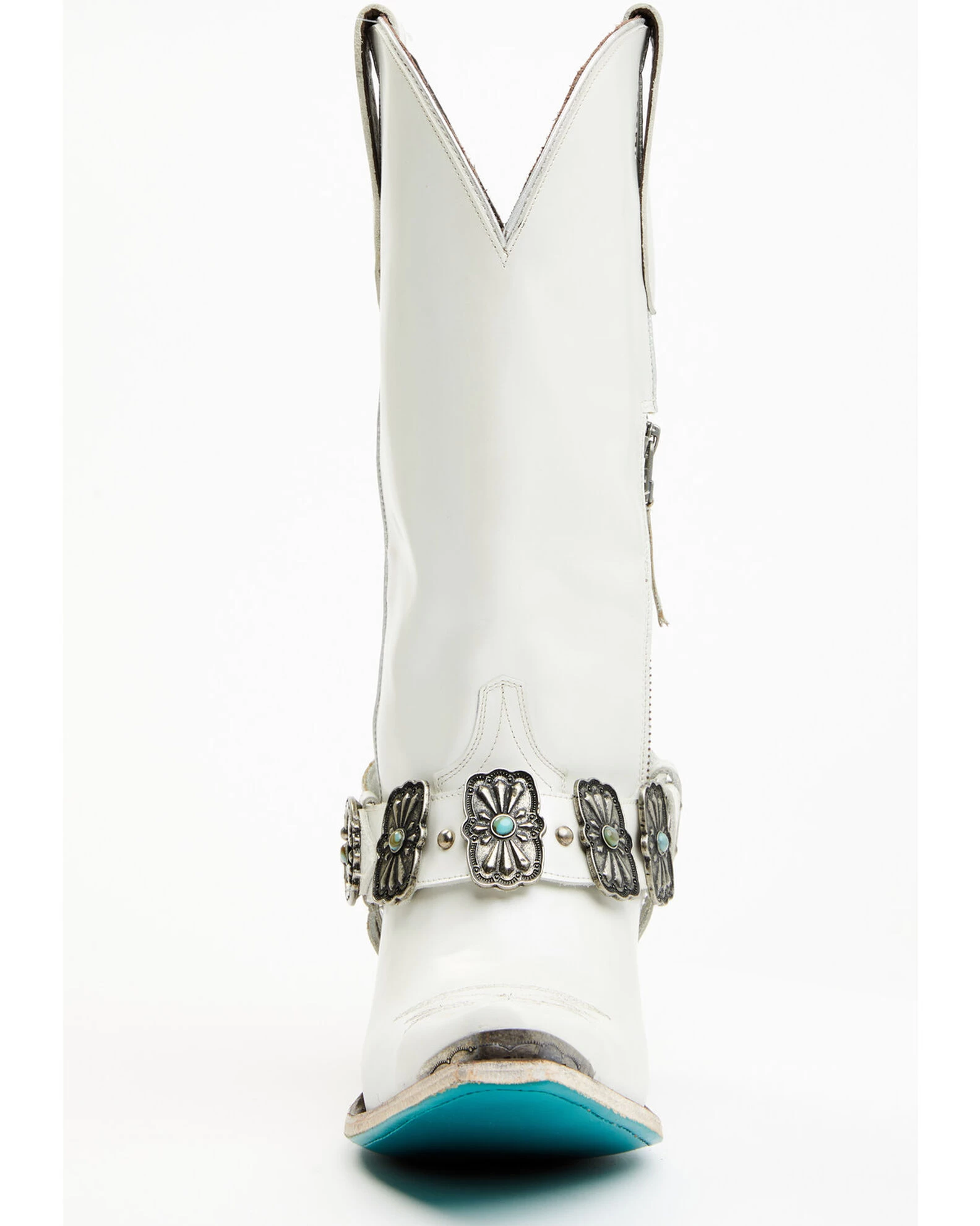 Boot Barn X Lane Women's Exclusive The New Mrs. Satin Pearl Western Bridal Boots - Snip Toe 6 Boot Barn X Lane Women's Exclusive The New Mrs. Satin Pearl Western Bridal Boots - Snip Toe - Image 4