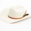 Shyanne Women's Wool Debossed Band Feather Cowboy Hat 2 Shyanne Women's Wool Debossed Band Feather Cowboy Hat -Western Fashion 2000385494 103 P1