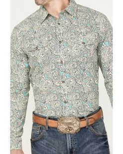 Gibson Trading Co. Men's Jackpot Paisley Print Long Sleeve Western Snap Shirt 8 Gibson Trading Co. Men's Jackpot Paisley Print Long Sleeve Western Snap Shirt -Western Fashion 2000386077 100 P3