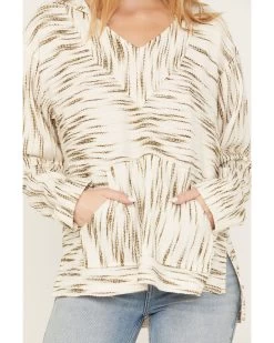 Cleo + Wolf Women's Space-Dye Baja Hoodie -Western Fashion 2000386288 110 P3