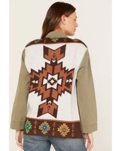 Wild Moss Women's Knit Back Western Jacket