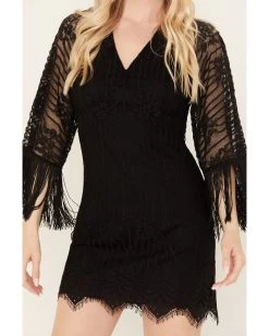 Idyllwind Women's Celosia Lacy Fringe Dress 8 Idyllwind Women's Celosia Lacy Fringe Dress -Western Fashion 2000386704 001 P3