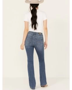 Cleo + Wolf Women's Juniper Medium Wash High Rise Slim Bootcut Jeans 8 Cleo + Wolf Women's Juniper Medium Wash High Rise Slim Bootcut Jeans -Western Fashion 2000386826 415 P3