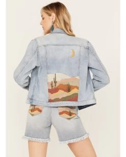 Driftwood Women's Light Wash Desperado Denim Jacket -Western Fashion 2000387008 412 P4