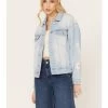 Driftwood Women's Light Wash Daisy Daydreaming Denim Jacket 1 Driftwood Women's Light Wash Daisy Daydreaming Denim Jacket -Western Fashion 2000387009 412 P1