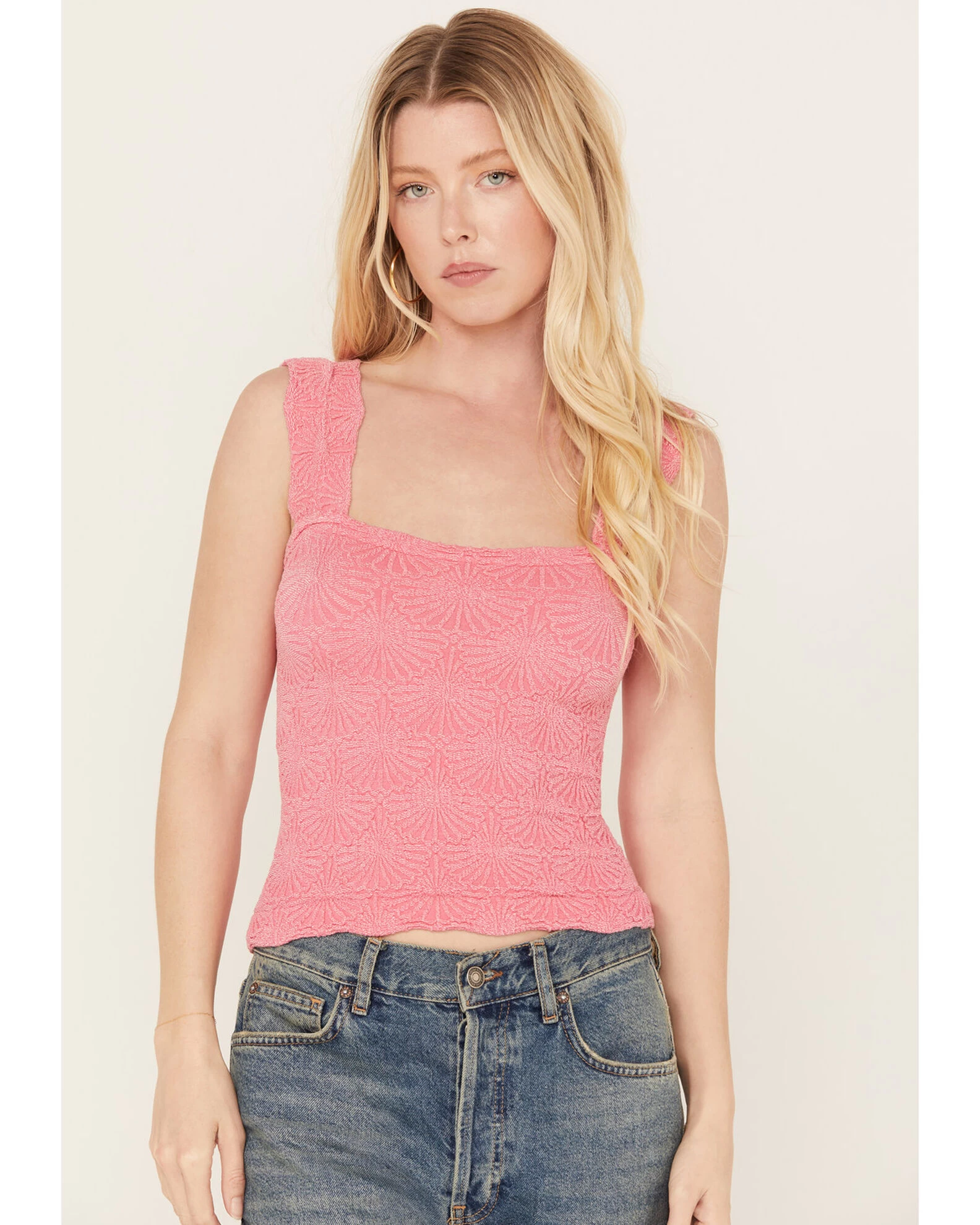 Free People Women's Floral Camisole Tank Top 3 Free People Women's Floral Camisole Tank Top