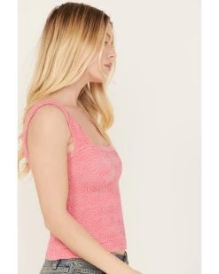 Free People Women's Floral Camisole Tank Top 7 Free People Women's Floral Camisole Tank Top -Western Fashion 2000387350 650 P2