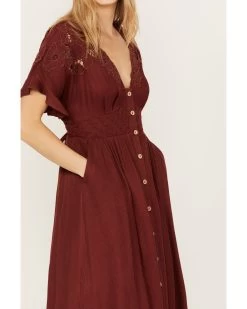 Free People Women's Colette Maxi Dress -Western Fashion 2000387970 203 P3