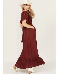 Free People Women's Colette Maxi Dress -Western Fashion 2000387970 203 P4