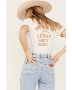 Wrangler Women's Sun Graphic Ringer Tee
