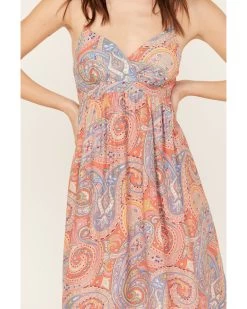 Molly Bracken Women's Isabelle Paisley Print Sleeveless Maxi Dress -Western Fashion 2000388357 900 P3