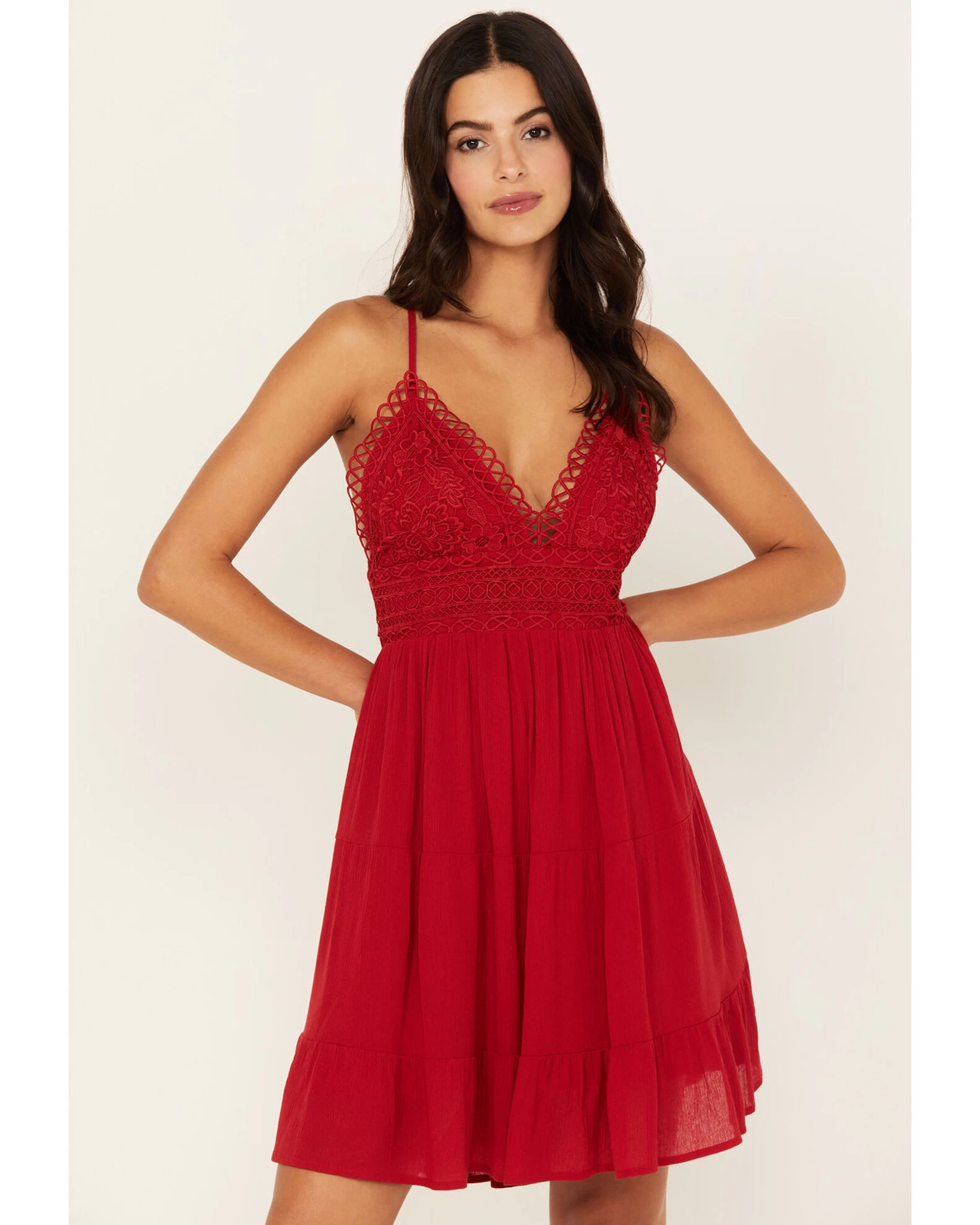 Tempted Women's Crochet Top Sundress 3 Tempted Women's Crochet Top Sundress