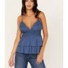 Tempted Women's Crochet Tiered Crop Cami -Western Fashion 2000388370 400 P1