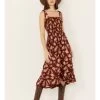 Cotton & Rye Women's Floral Print Sleeveless Midi Dress -Western Fashion 2000388423 220 P1