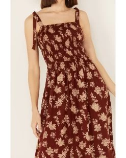 Cotton & Rye Women's Floral Print Sleeveless Midi Dress -Western Fashion 2000388423 220 P3