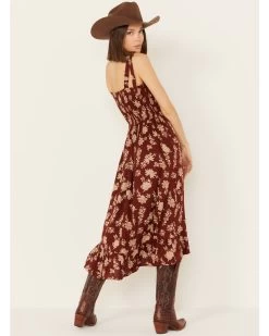 Cotton & Rye Women's Floral Print Sleeveless Midi Dress -Western Fashion 2000388423 220 P4