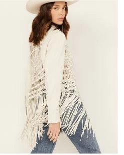 Wonderwest Women's Macrame Back Long Sleeve Snap Shirt 9 Wonderwest Women's Macrame Back Long Sleeve Snap Shirt -Western Fashion 2000389174 100 P4