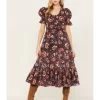 Cleobella Women's Multicolored Floral Caroline Midi Dress 2 Cleobella Women's Multicolored Floral Caroline Midi Dress -Western Fashion 2000389553 900 P1