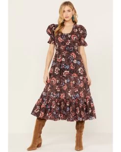 Cleobella Women's Multicolored Floral Caroline Midi Dress