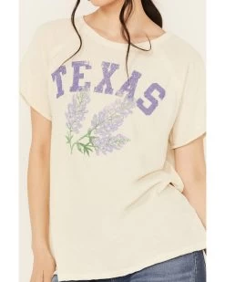 Free People Women's Texas State Flower Short Sleeve Graphic Tee 8 Free People Women's Texas State Flower Short Sleeve Graphic Tee -Western Fashion 2000390359 251 P3