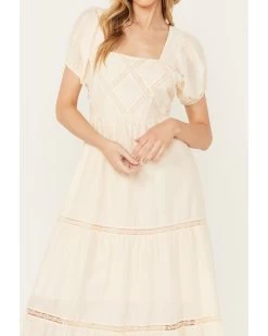 Band Of The Free Women's Crochet Trim Front Maxi Dress -Western Fashion 2000392070 103 P3