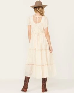 Band Of The Free Women's Crochet Trim Front Maxi Dress -Western Fashion 2000392070 103 P4