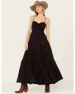 Free People Women's Sundrenched Solid Sleeveless Maxi Dress