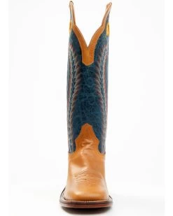 Hondo Boots Men's Crazy Horse Western Boots - Broad Square Toe -Western Fashion 2000394560 280 P4