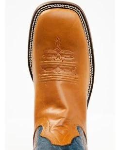 Hondo Boots Men's Crazy Horse Western Boots - Broad Square Toe -Western Fashion 2000394560 280 P6