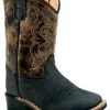 Old West Toddler Boys' Bull Hide Print Western Boots - Broad Square Toe -Western Fashion 2000396114 001 P1