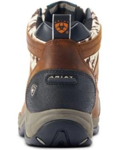 Ariat Women's Cow Print Terrain Waterproof Boots - Round Toe  -Western Fashion 2000397380 200 P3