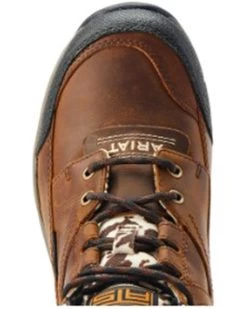 Ariat Women's Cow Print Terrain Waterproof Boots - Round Toe  -Western Fashion 2000397380 200 P4