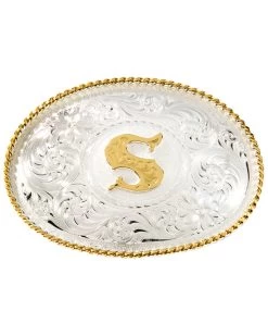 Montana Silversmiths Initial S Western Buckle